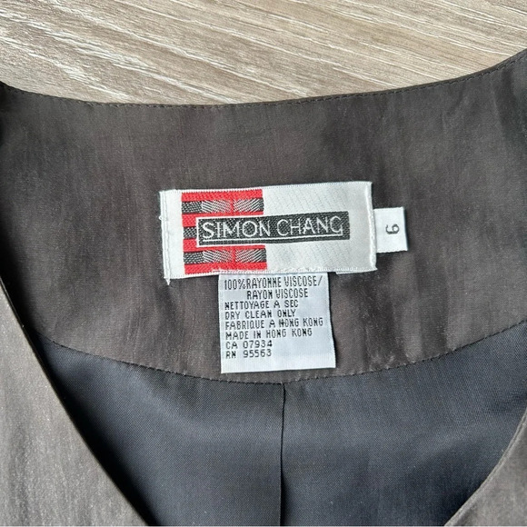 Vintage Simon Chang Floral Print Blazer - Picture 6 of 13